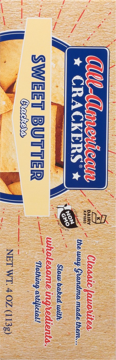 slide 8 of 9, All-American Crackers Sweet Butter Crackers 4.5 oz, 4 oz