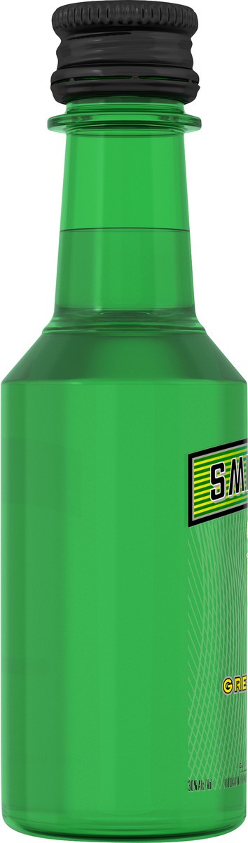 slide 2 of 3, Smirnoff Sour Green Apple (Vodka Infused With Natural Flavors), 50 ml