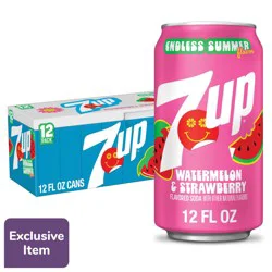 7UP® Watermelon Strawberry Soda Cans