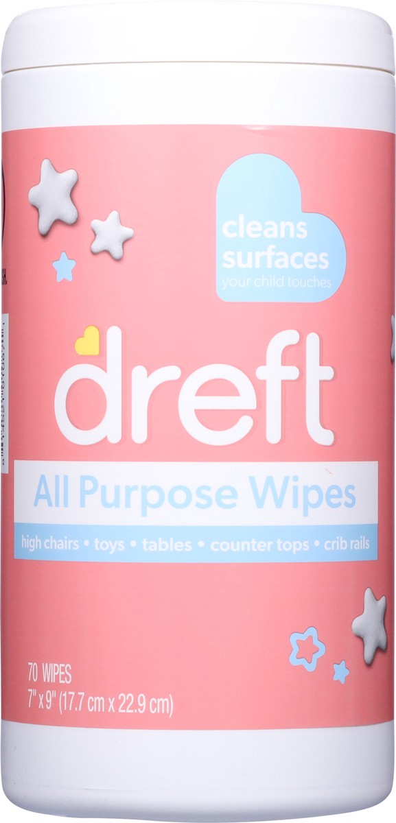 slide 12 of 13, Dreft All Purpose Cleaning Wipes, 70ct, 70 ct