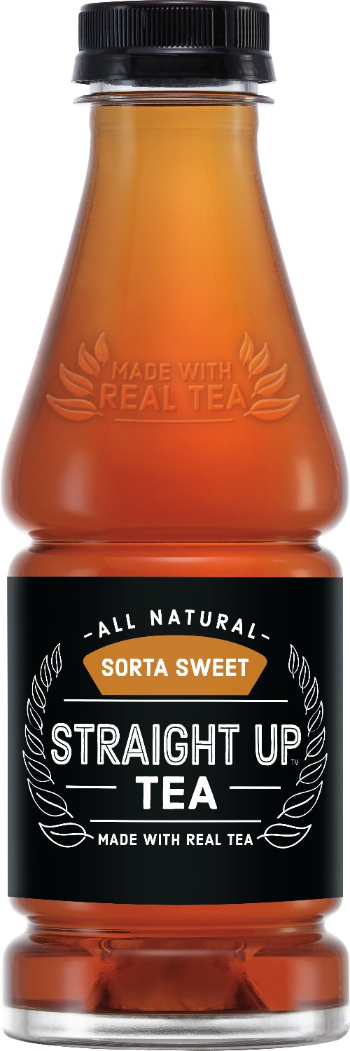 slide 1 of 2, Snapple Straight Up Tea Sorta Sweet Black Tea, 18.5 fl oz