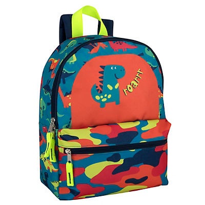 slide 1 of 1, Trailmaker Dino & Camo Kids Backpack, 14 in