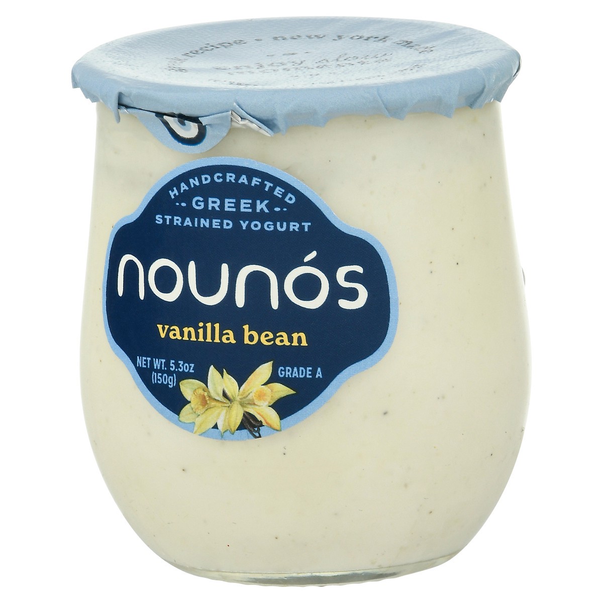 slide 3 of 9, Nounós Strained Greek Vanilla Bean Yogurt 5.3 oz, 6 oz