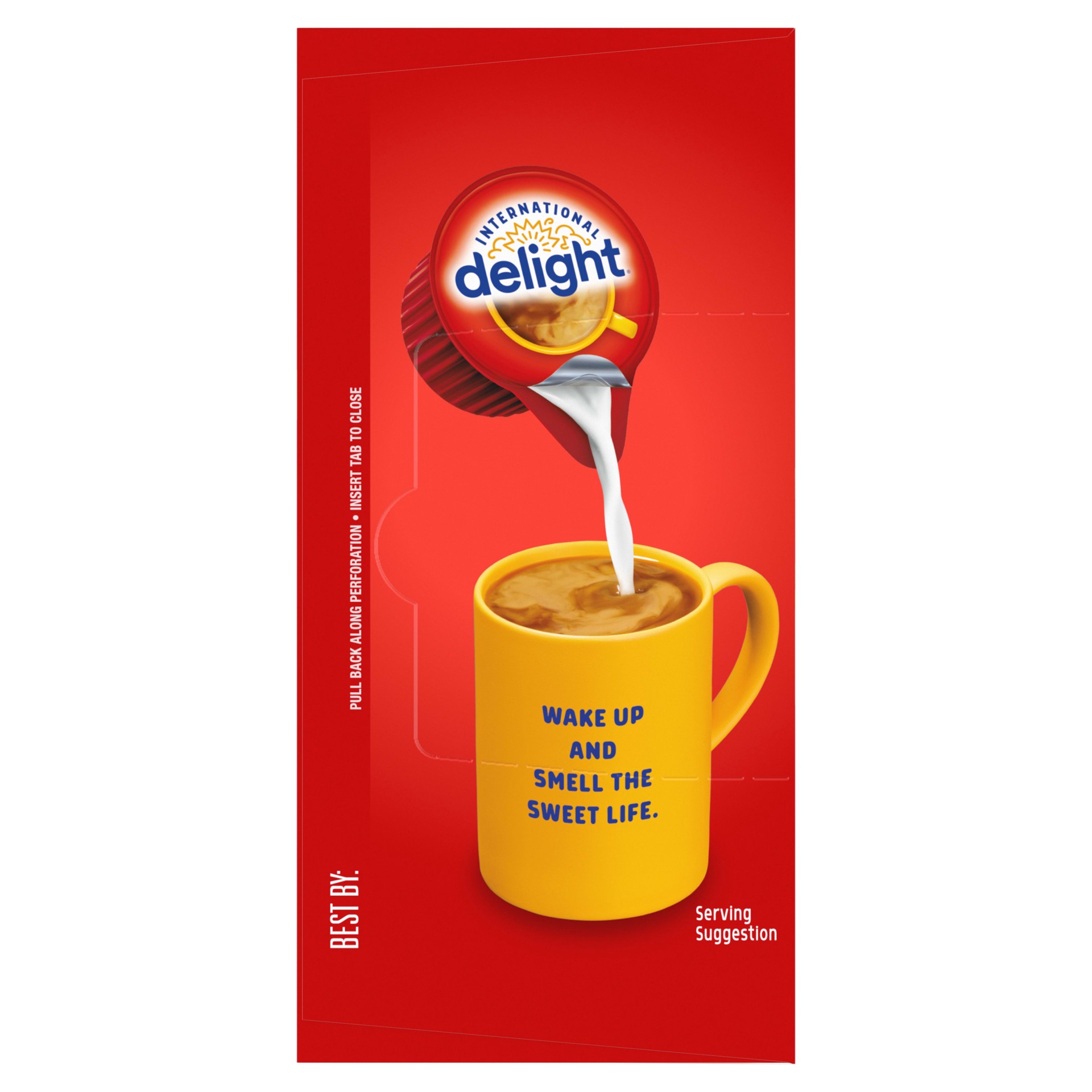 slide 2 of 5, International Delight Coffee Creamer Singles, Sweet & Creamy, Shelf Stable Flavored Creamer, 24 Ct, 0.44 FL OZ, Pre-Portioned Creamers, 24 ct