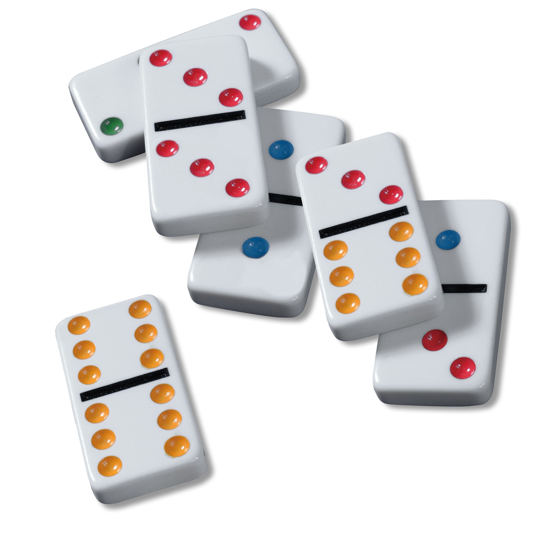 slide 2 of 5, Cardinal Games Double Six Dominoes in Tin, Tile Game for Kids and Adults Aged 8 and up, 28 ct