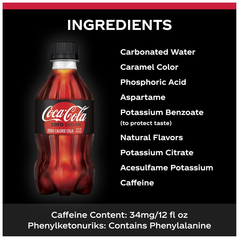 slide 16 of 20, Coca-Cola Zero Soft Drink - 8 ct, 8 ct
