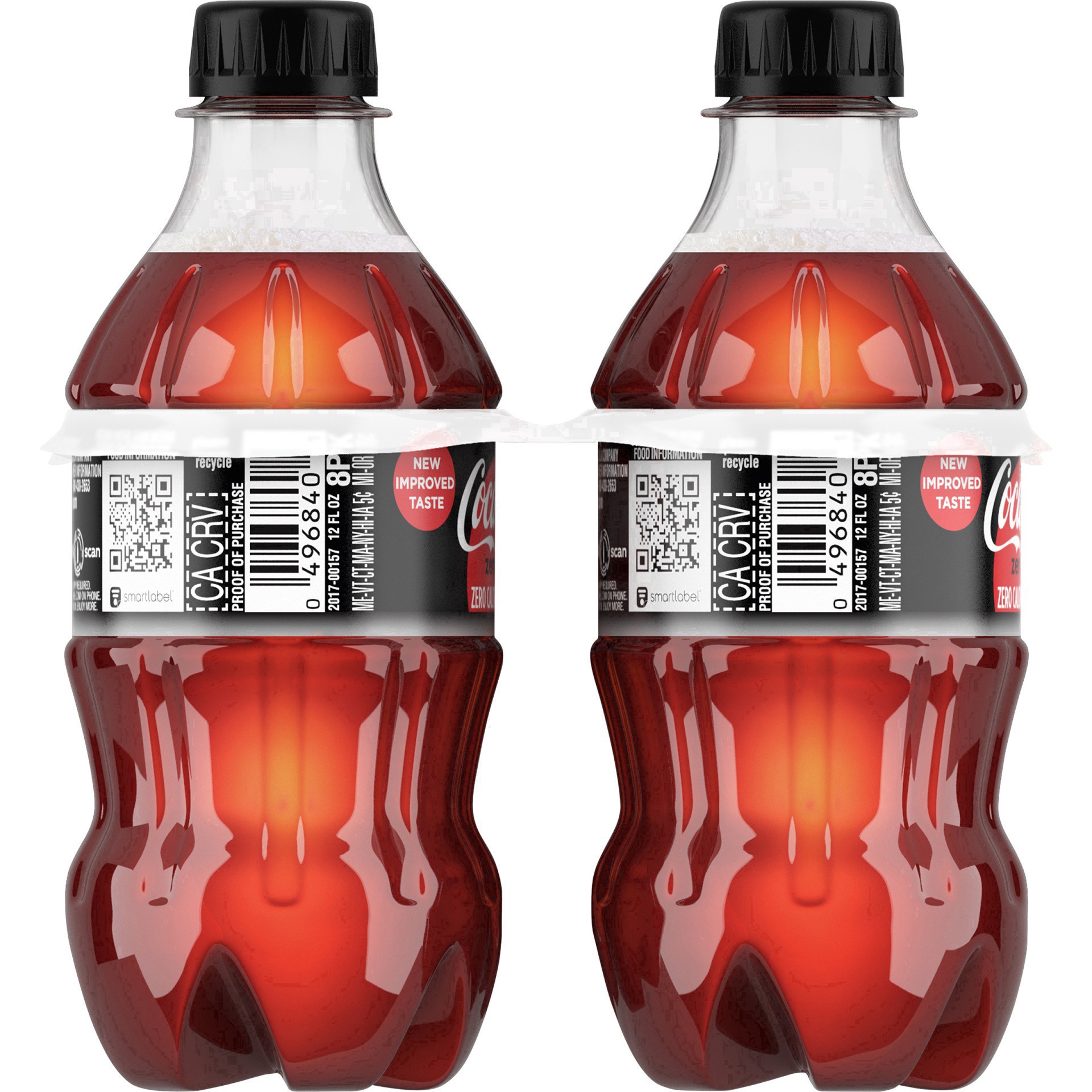 slide 18 of 20, Coca-Cola Coke Zero Soda Bottles, 8 ct; 12 fl oz