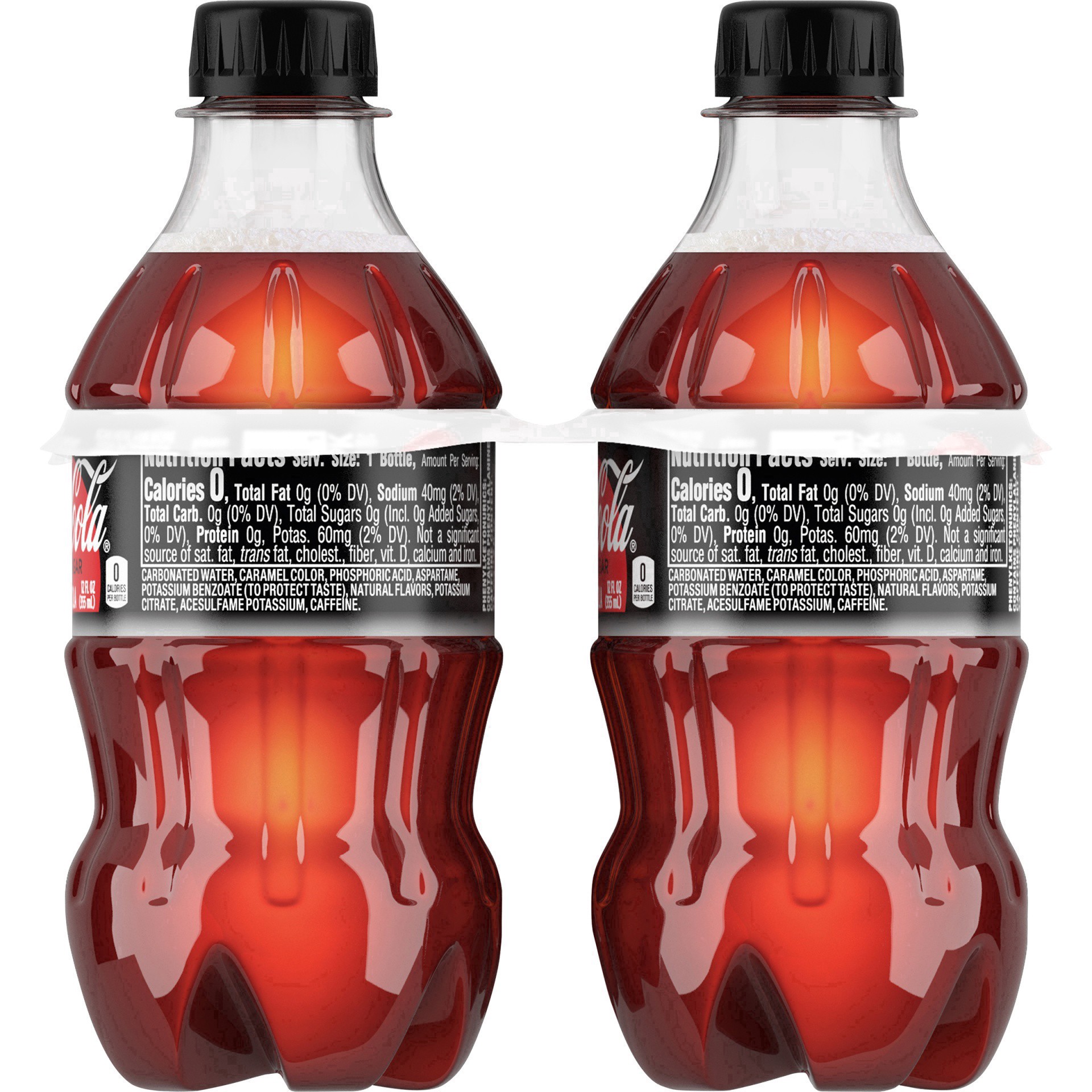 slide 5 of 20, Coca-Cola Coke Zero Soda Bottles, 8 ct; 12 fl oz