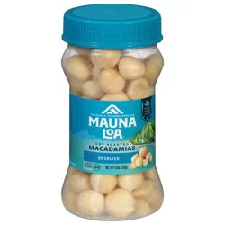 Mauna Loa Dry Roasted Unsalted Macadamias 6 oz