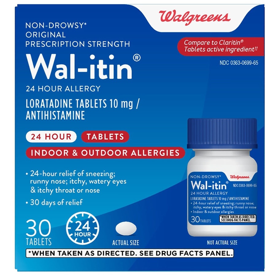 Birsppy Walgreens Wal-Finate Allergy Relief Tablets, 50 ea in Dubai - UAE