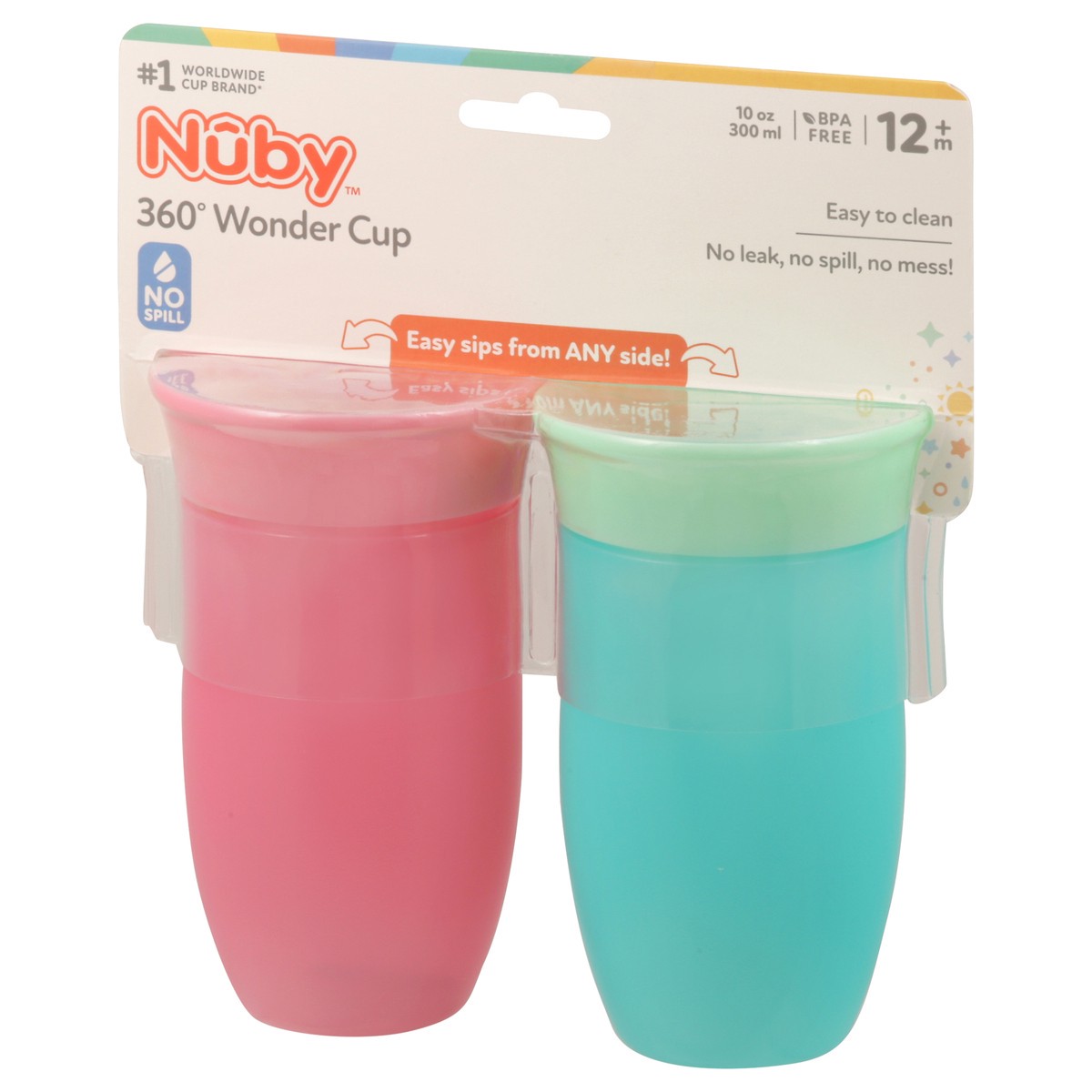 slide 4 of 4, Nuby Sipper Cups, 2 ct