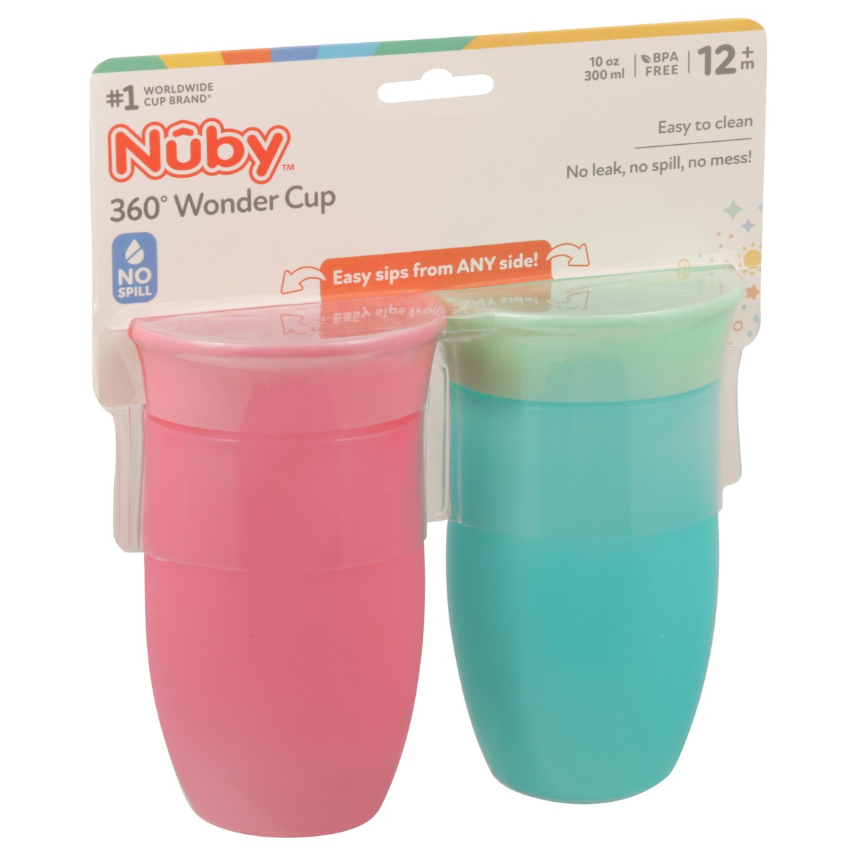 slide 3 of 4, Nuby Sipper Cups, 2 ct