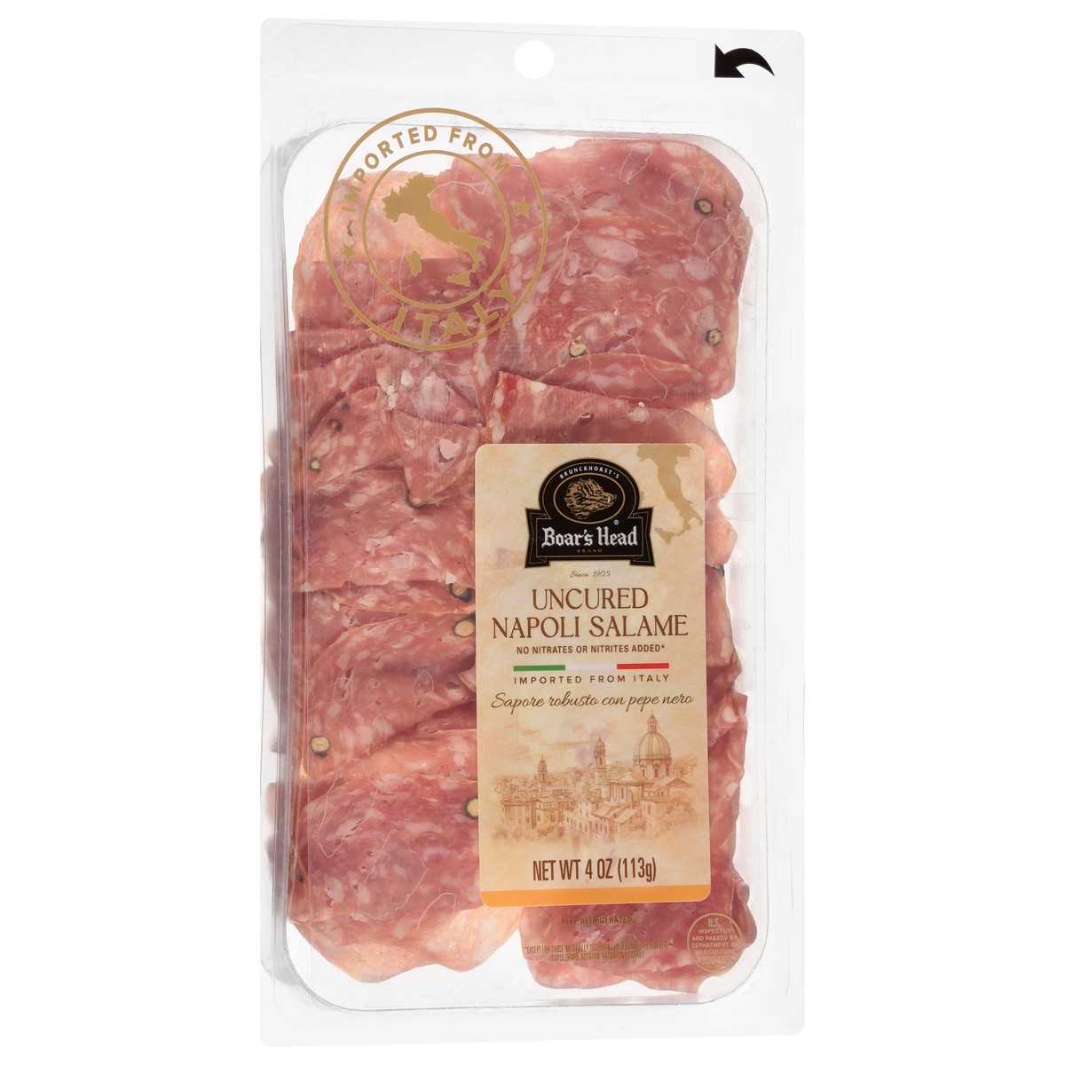 slide 4 of 4, Boars Head Charcuterie Napoli Salami Tray - 4 Oz, 4 oz