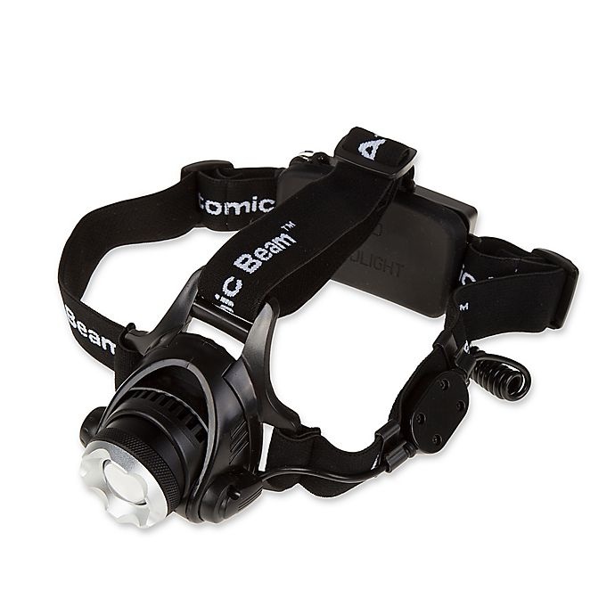 slide 2 of 2, Atomic Beam USA Headlight - Black, 1 ct