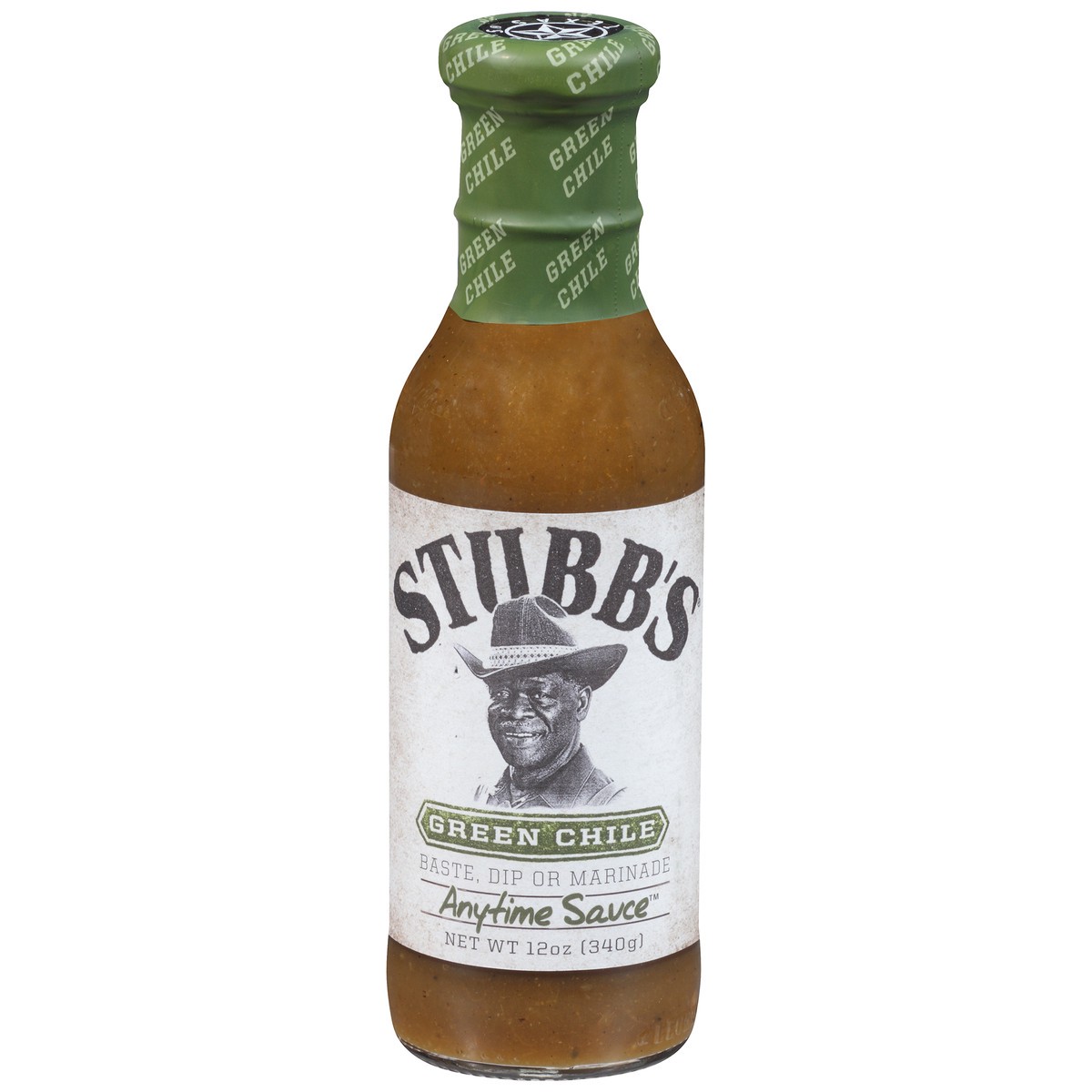 slide 1 of 7, Stubb's Green Chile Anytime Sauce, 