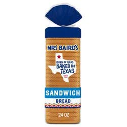 Mrs. Baird's Sandwich White Bread, 24 oz