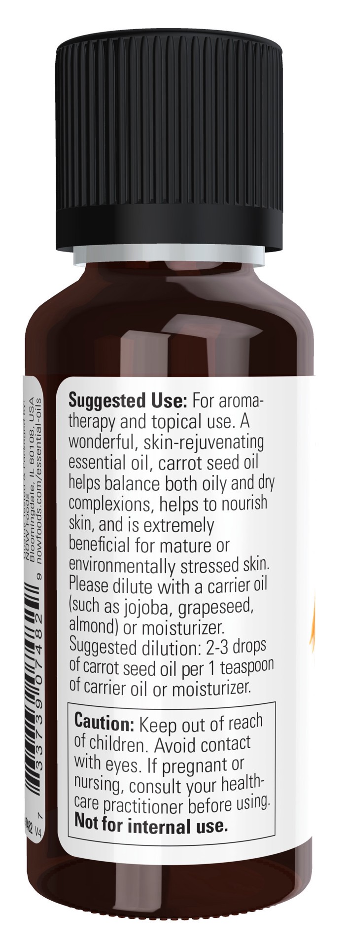 slide 3 of 4, NOW Carrot Seed Oil - 1 fl. oz., 1 fl oz