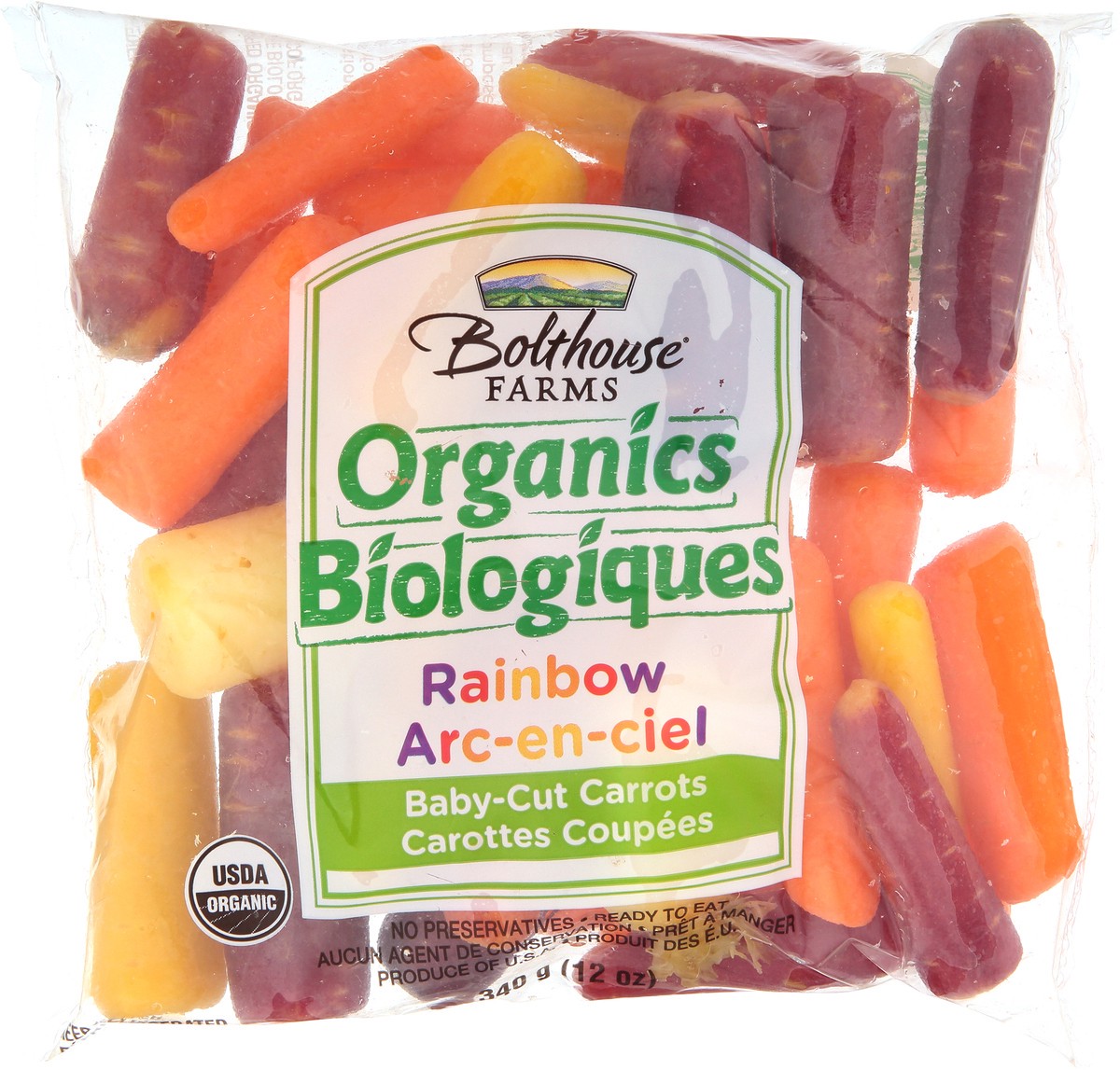 slide 2 of 9, Bolthouse Farms Bolthouse Organic Rainbow Carrots, 12 oz