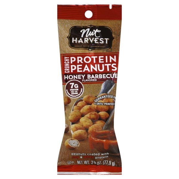 slide 1 of 1, Frito-Lay Nut Harvest Honey Barbecue Crunchy Protein Peanuts, 2.75 oz