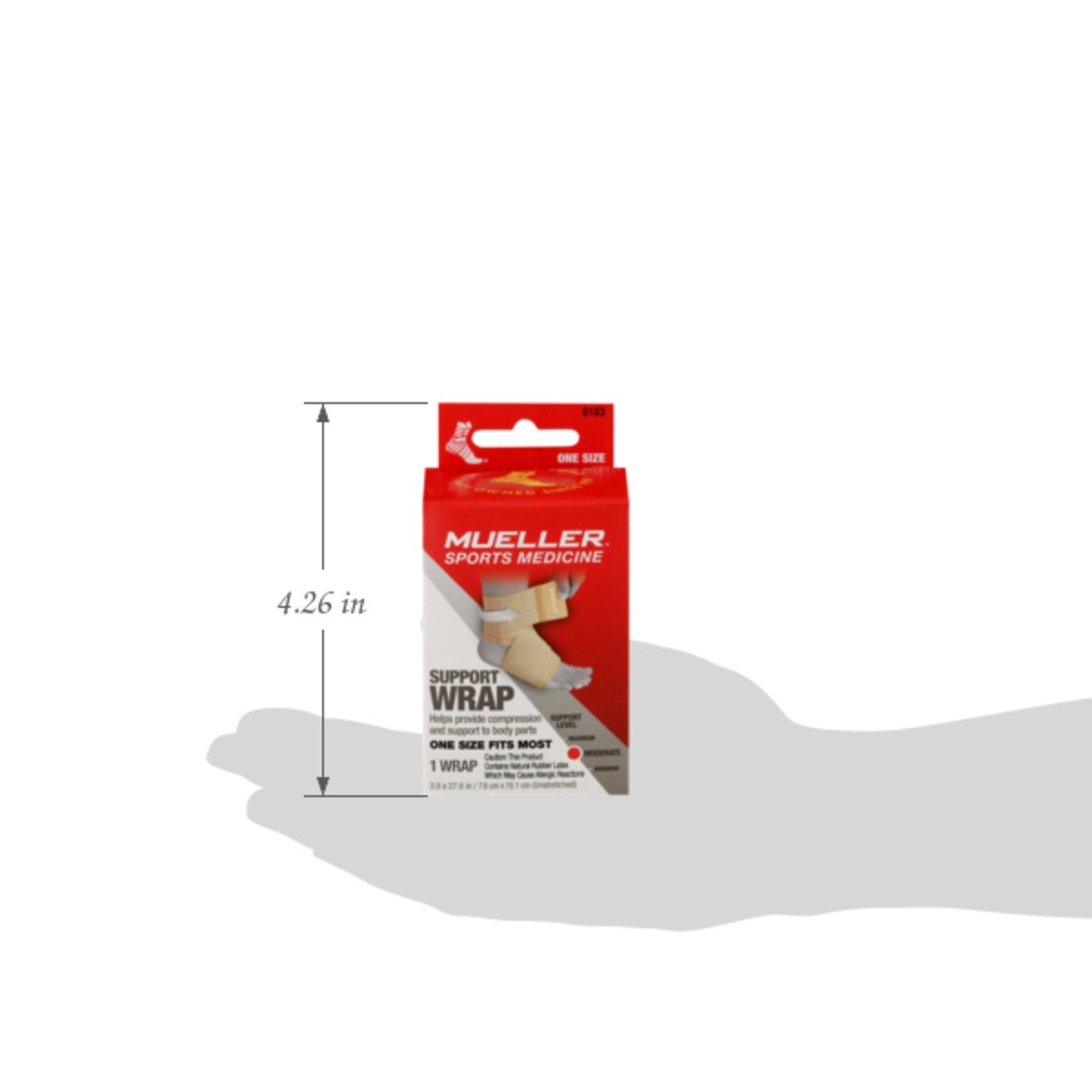 slide 7 of 12, Mueller All-Purpose Support Wrap Box, 1 ct