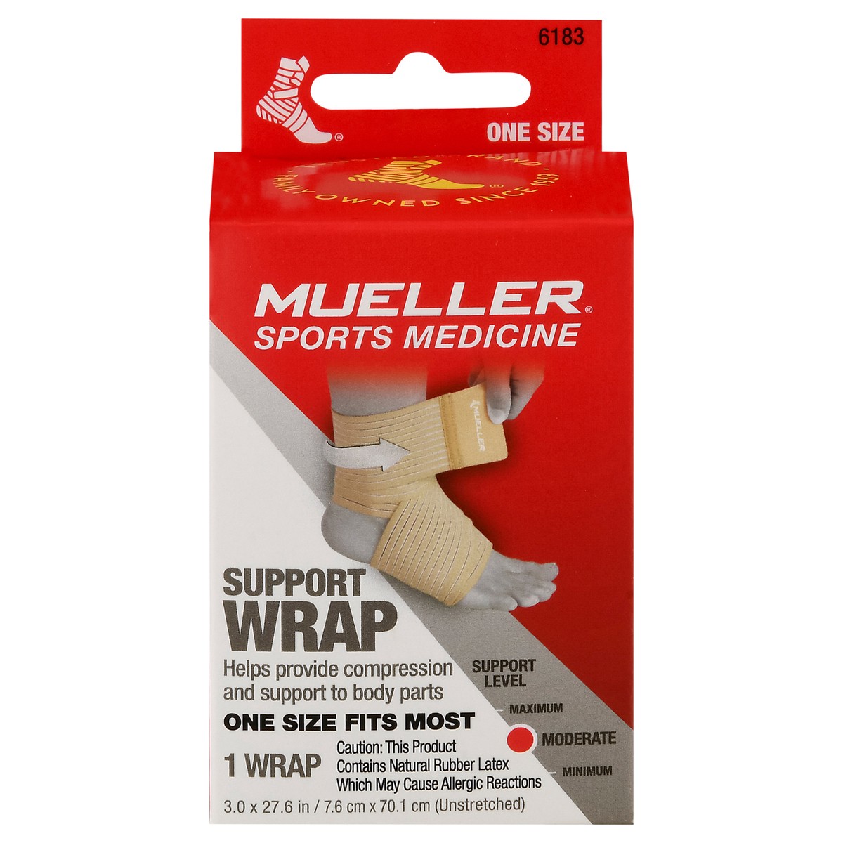 slide 5 of 12, Mueller All-Purpose Support Wrap Box, 1 ct