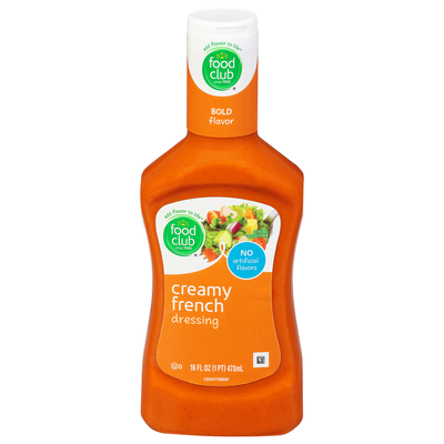 slide 1 of 1, Food Club Creamy French Dressing, 1 ct