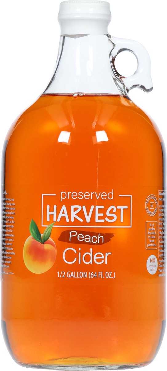 slide 9 of 12, Preserved Harvest Peach Cider 0.5 gal, 1/2 gal