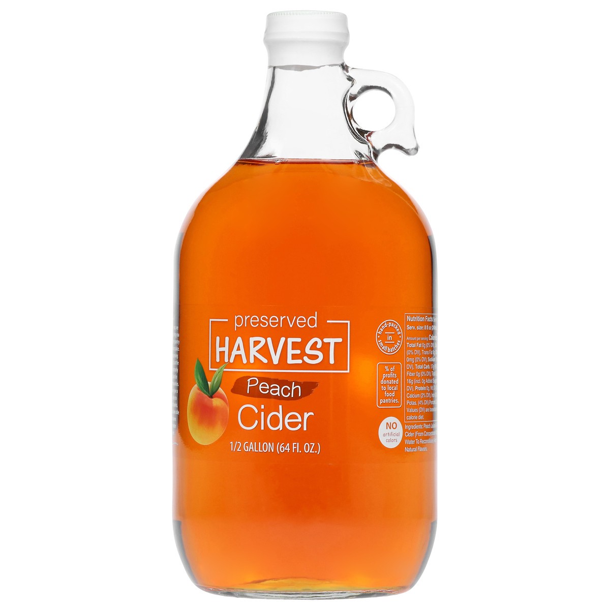 slide 7 of 12, Preserved Harvest Peach Cider 0.5 gal, 1/2 gal