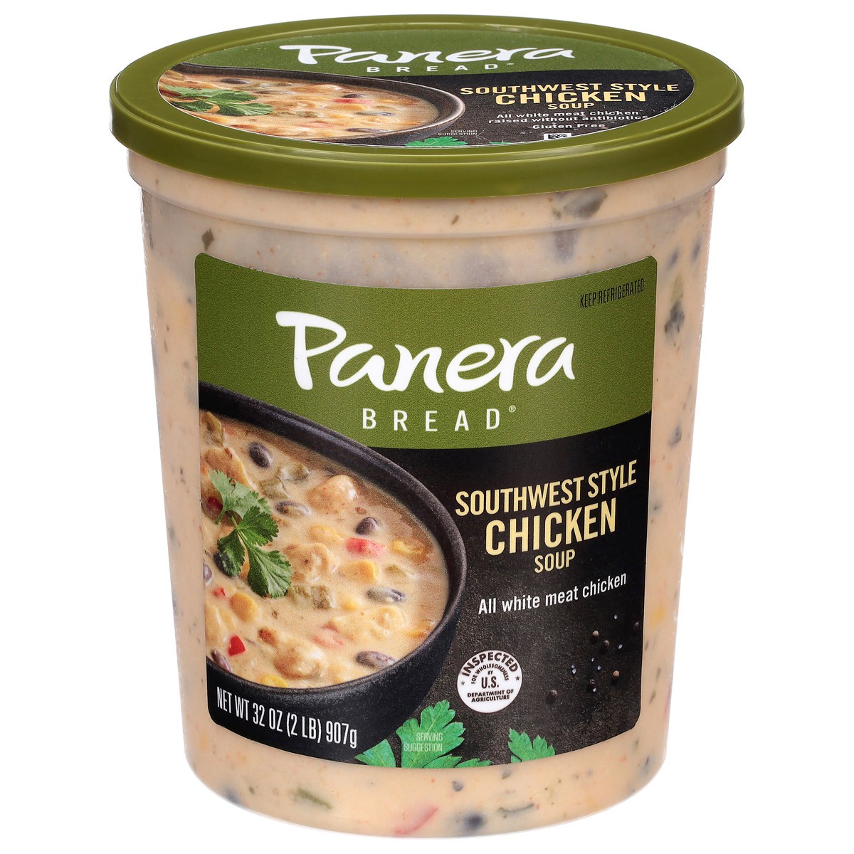 slide 2 of 4, Panera Bread Southwest Style Chicken Soup, 32 OZ Soup Cup, 32 oz