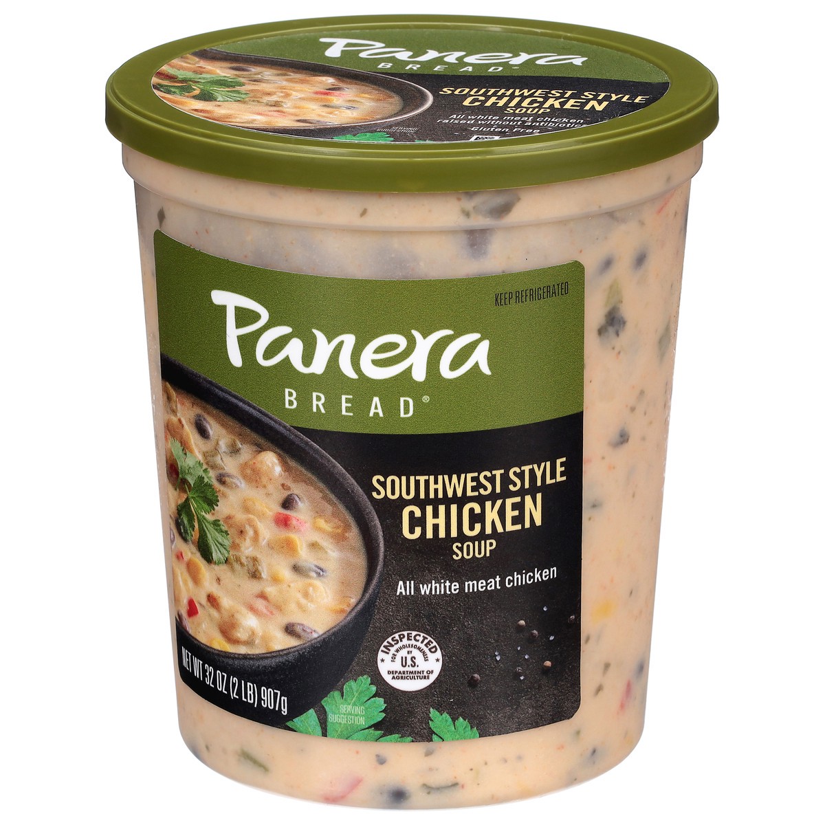 slide 3 of 4, Panera Bread Southwest Style Chicken Soup, 32 OZ Soup Cup, 32 oz