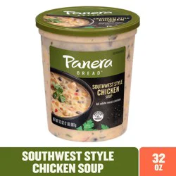 Panera Bread Southwest Style Chicken Soup, 32 OZ Soup Cup