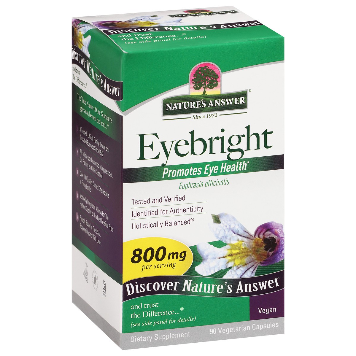 slide 2 of 9, Nature's Answer Natures Answers Eyebright Herb, 90 ct