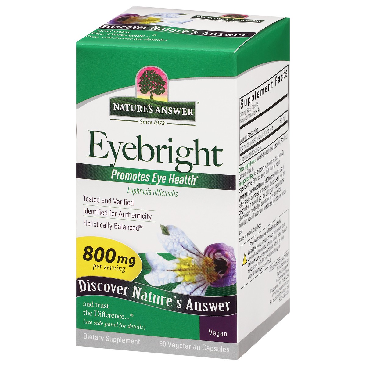 slide 3 of 9, Nature's Answer Natures Answers Eyebright Herb, 90 ct