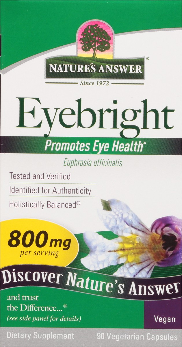 slide 6 of 9, Nature's Answer Natures Answers Eyebright Herb, 90 ct