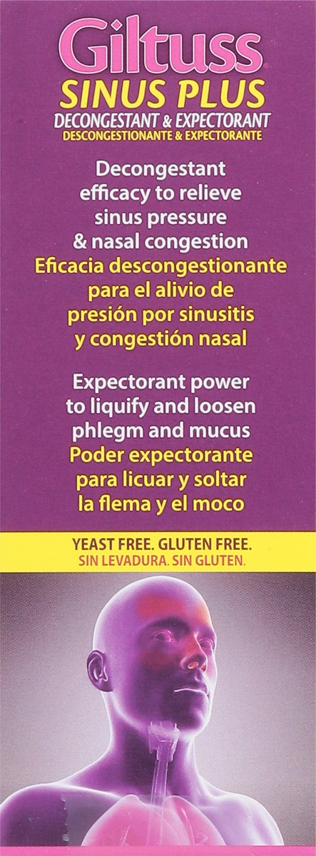 slide 13 of 14, Giltuss Sinus Plus Decongestant & Expectorant 20 Tablets, 1 ct