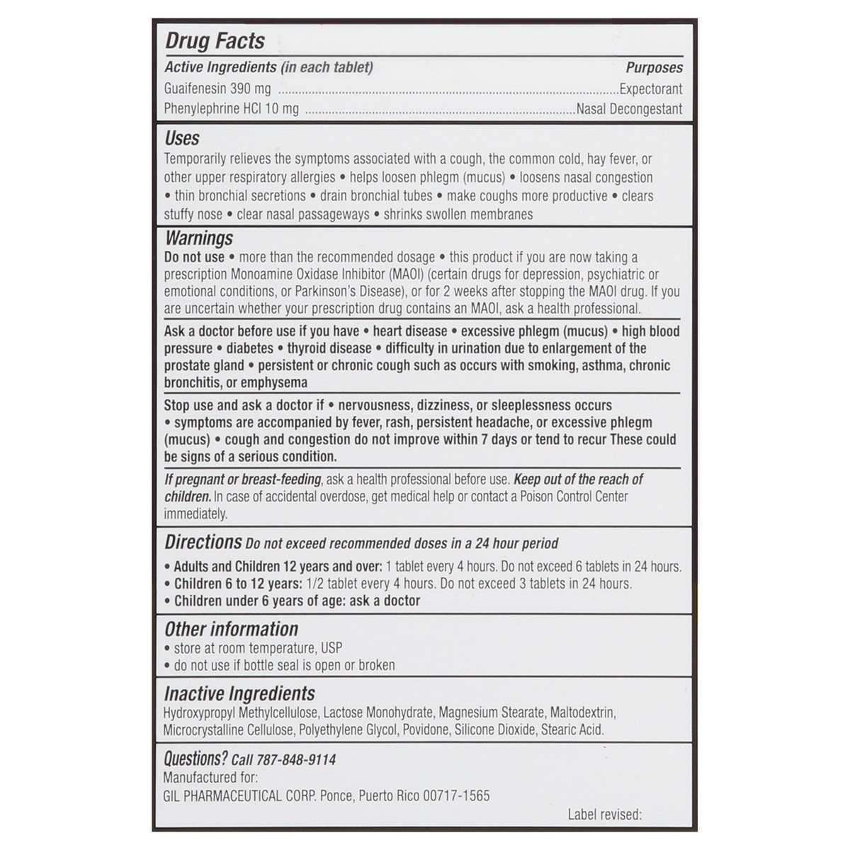 slide 9 of 14, Giltuss Sinus Plus Decongestant & Expectorant 20 Tablets, 1 ct