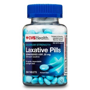 slide 1 of 1, CVS Health Laxative Tablets Maximum Strength, 250 ct