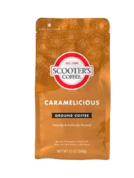 Scooter's Coffee Carmamelicious Ground Coffee Bag- 12 oz