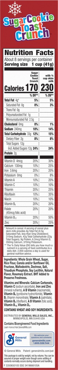 slide 3 of 13, Cinnamon Toast Crunch Sugar Cookie Toast Crunch, 12 oz