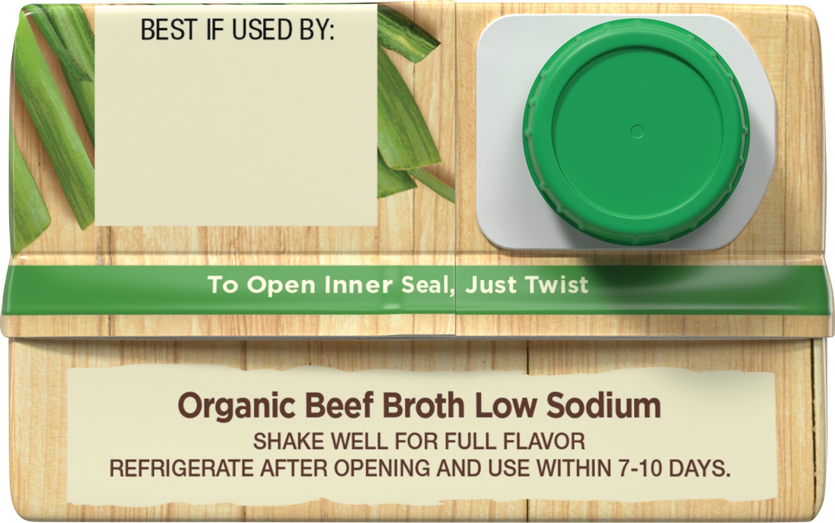 slide 6 of 9, Pacific Foods Organic Beef Broth Low Sodium, 32 fl oz