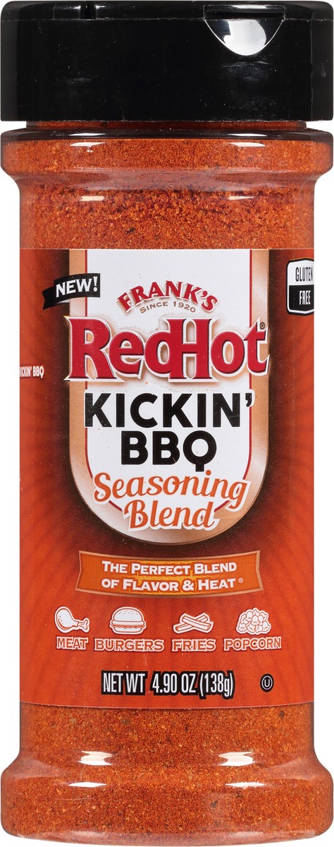 slide 5 of 11, Frank's RedHot Kickin BBQ Seasoning Blend, 4.9 oz, 4.9 oz