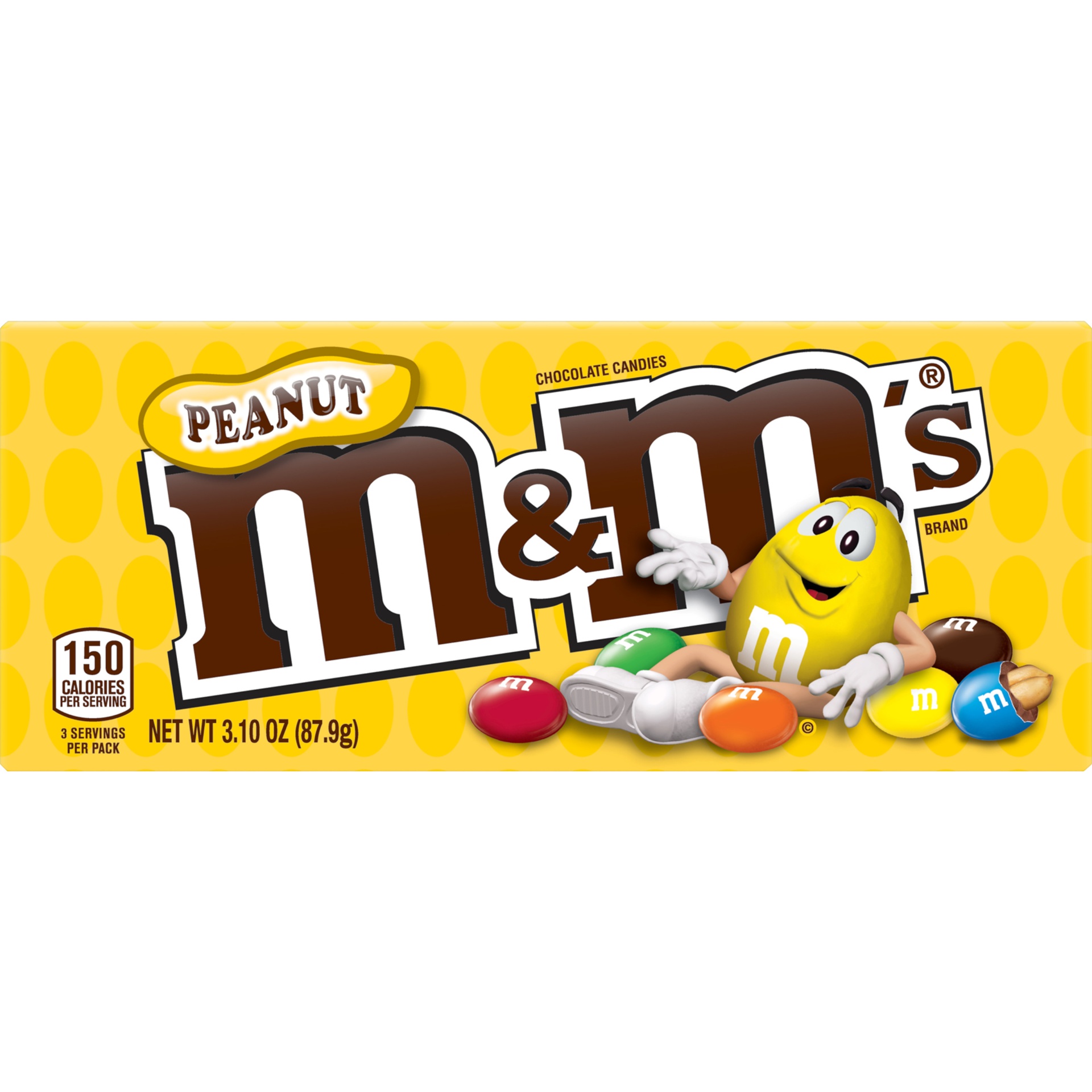 slide 1 of 6, M&M's Chocolate Candies, Peanut, 3.4 oz
