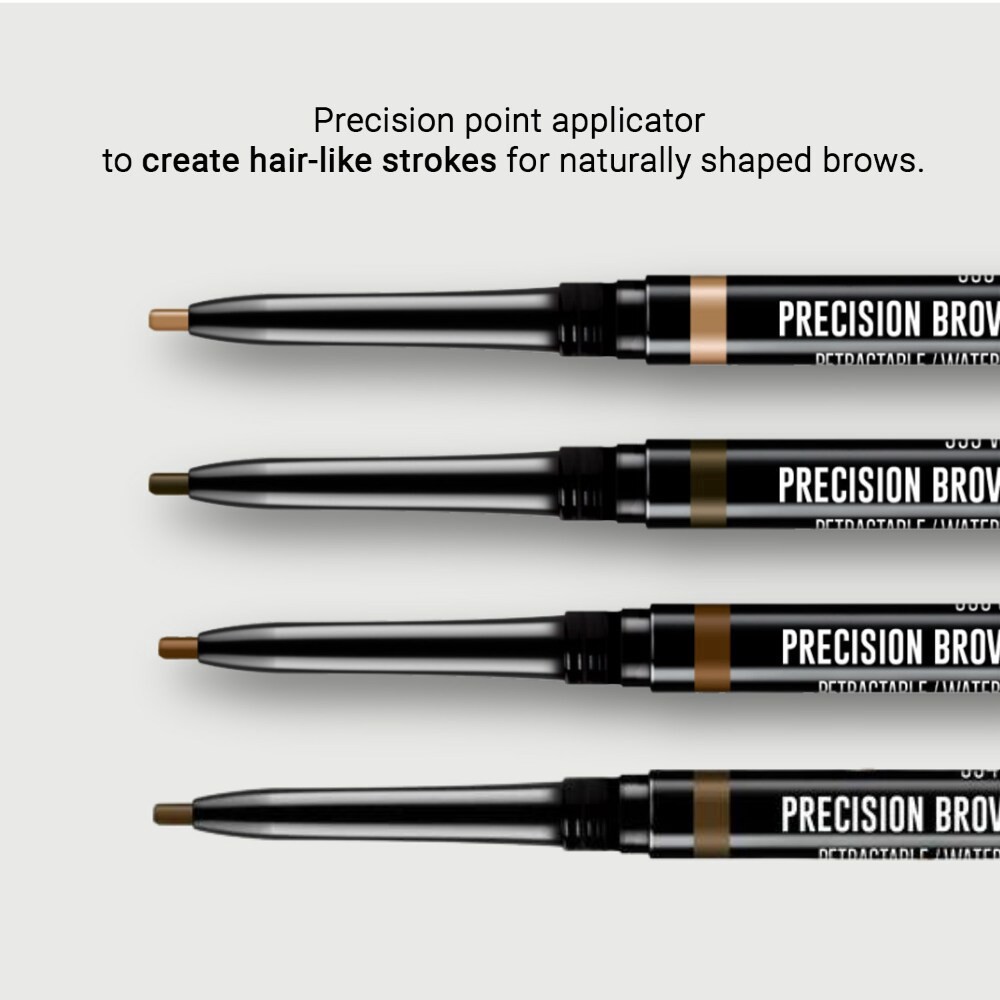 slide 4 of 4, Kokie Precision Brow Pencil, Ash Brown, 1 ct