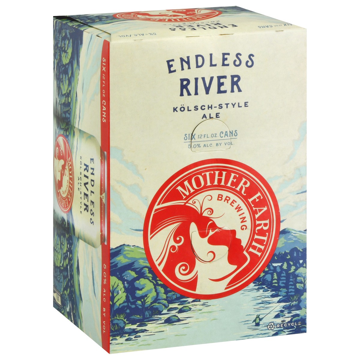 slide 11 of 12, Mother Earth Brewing Kolsch-Style Ale Endless River Beer 6 - 12 fl oz, 6 ct; 12 oz