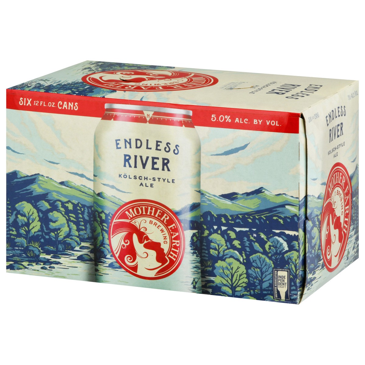 slide 4 of 12, Mother Earth Brewing Kolsch-Style Ale Endless River Beer 6 - 12 fl oz, 6 ct; 12 oz