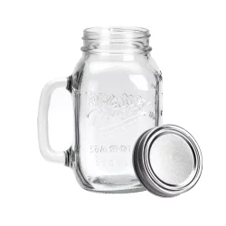 Mason Craft & More Mason Jar With Metal Lid - Clear