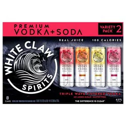 White Claw Spirits Vodka + Soda VP2 8 Pack