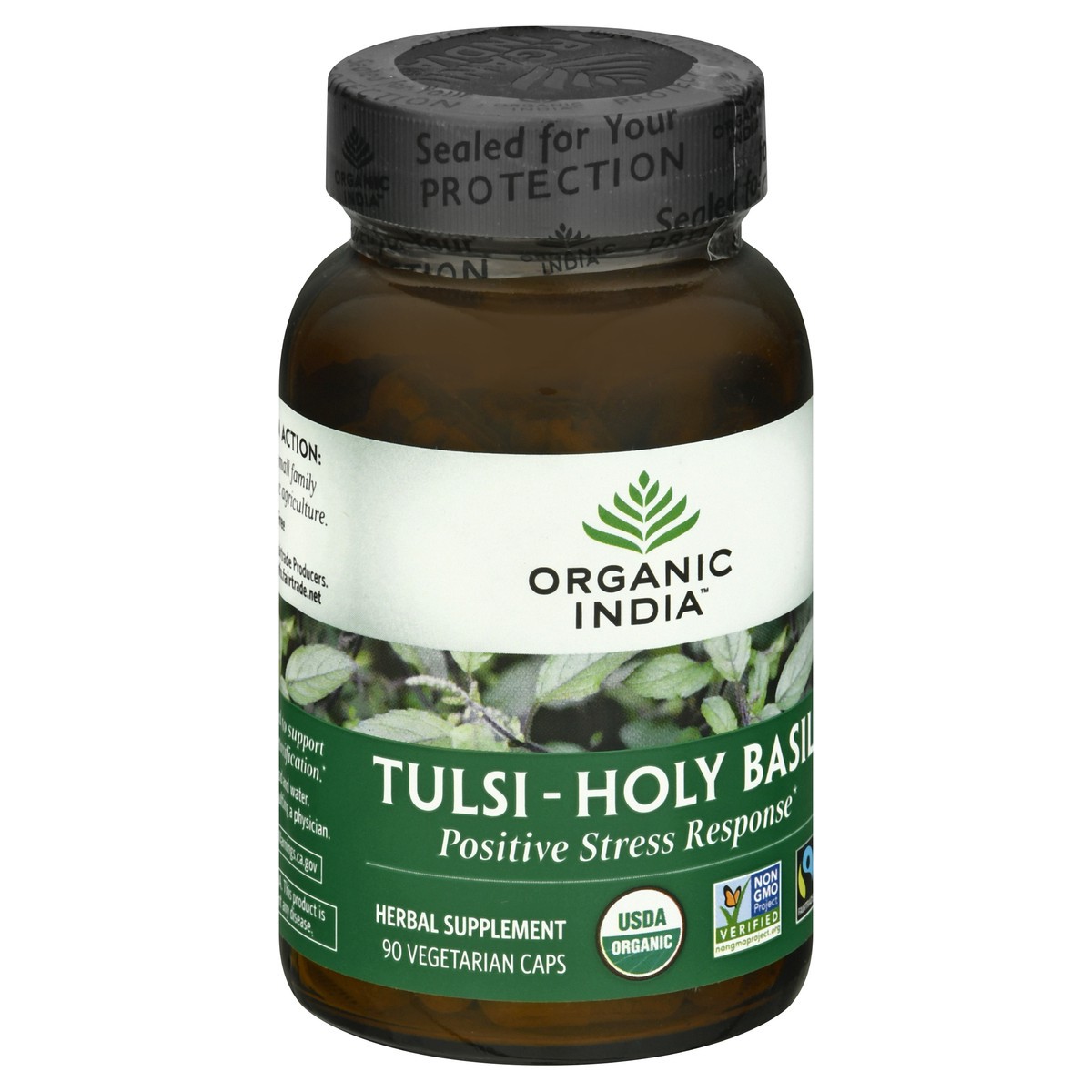 slide 6 of 11, Organic India Vegetarian Caps Tulsi-Holy Basil 90 ea, 90 ct