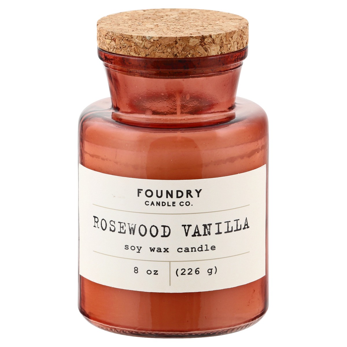 slide 4 of 8, Foundry Candle Co. Rosewood Vanilla Candle 1 ea, 1 ct