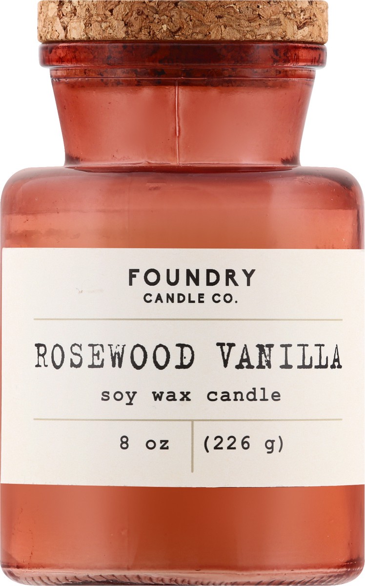 slide 5 of 8, Foundry Candle Co. Rosewood Vanilla Candle 1 ea, 1 ct